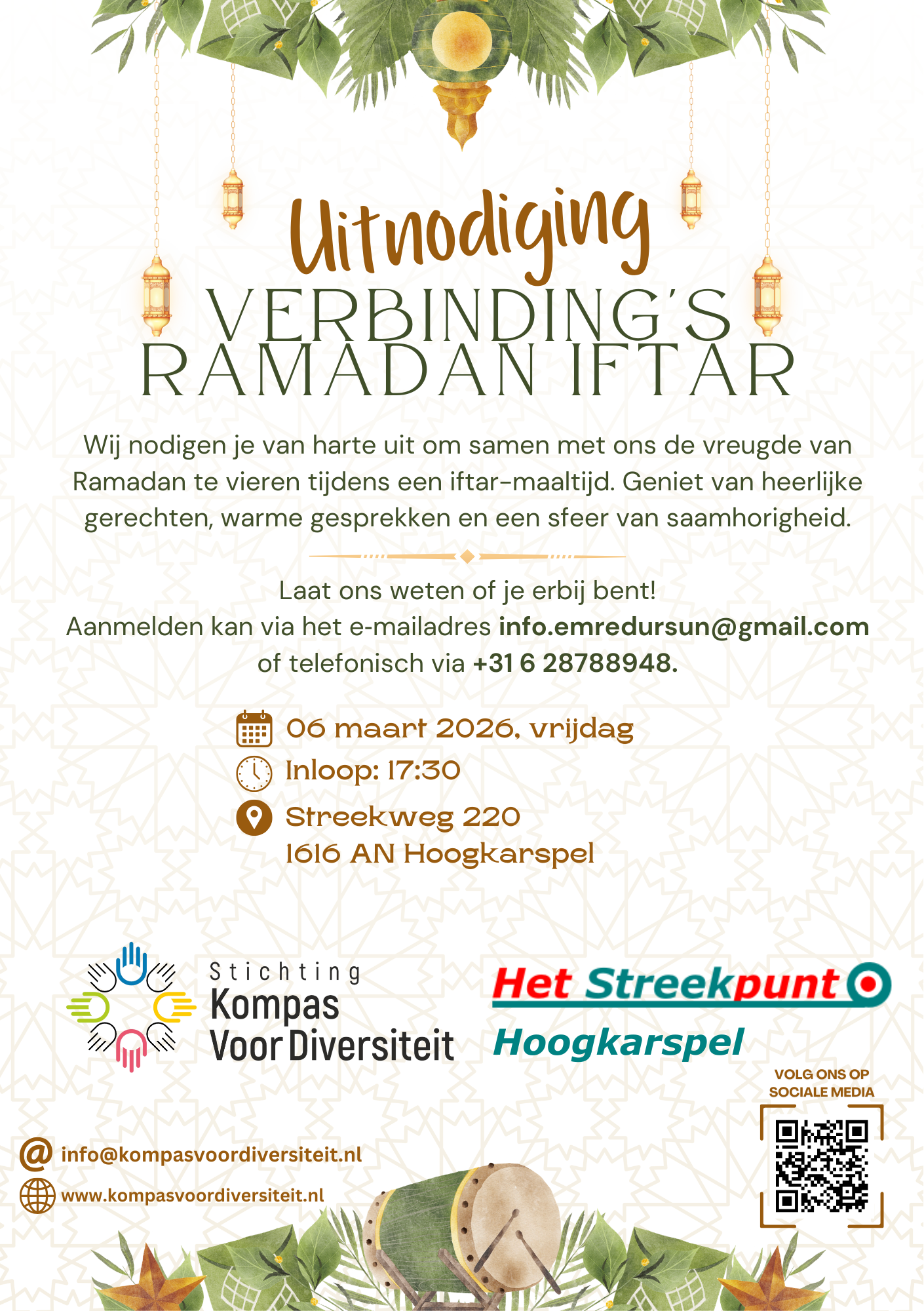 Verbinding’s Ramadan Iftar – Hoogkarspel